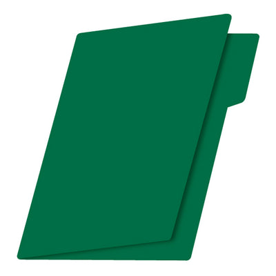 Folder FORTEC broche de 8cm color verde intenso tamaño carta - paquete con 25 folders