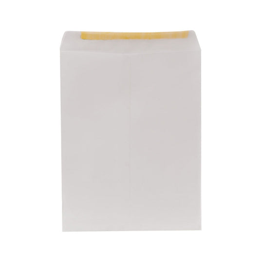 Sobre tipo bolsa FORTEC solapa engomada color blanco tamaño legal c/50 sobres