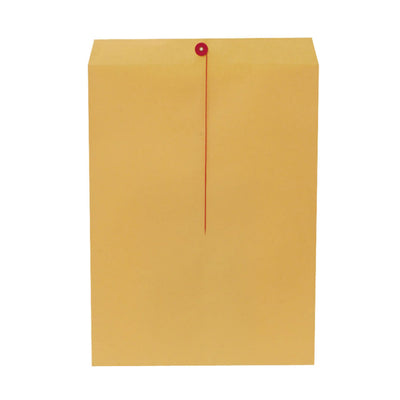 Sobre manila FORTEC solapa con rondana e hilo color amarillo tamaño legal con 25 sobres