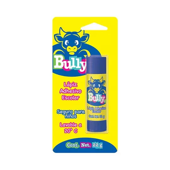 Lápiz adhesivo Bully en barra de 22 grsblister 1 pieza