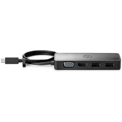 Base de conexión  HP INC. para Notebook/Tableta/Monitor - Capacidad de carga - 75W - 4K, Full HD - 3840 x 2160, 1920 x 1080 - 3 x puertos USB - 2 x USB 3.0 - USB tipo-C