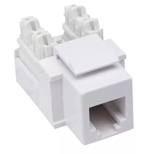 Jack Intellinet rj11/rj12 para teléfono, blanco