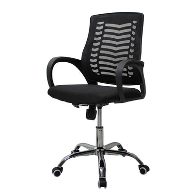 Silla ejecutiva MUNDO IN mod. 108 respaldo en malla y asiento en tela
