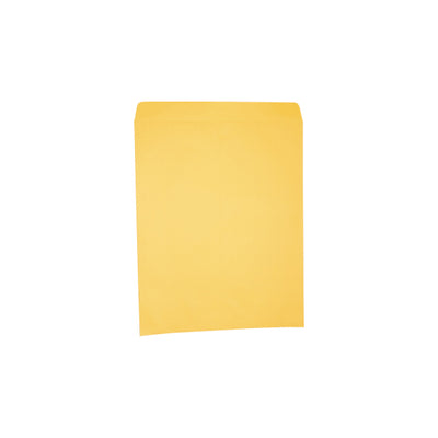 Sobre manila KYMA solapa engomada color amarillo tamaño oficio con 50 sobres