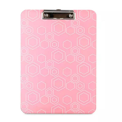 Tabla Agarrapapel KYMA Acridis Color Rosa Herraje Clip Tamaño Carta