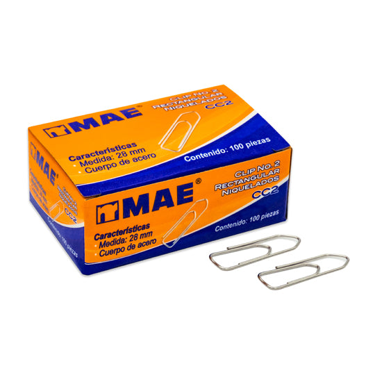 Clip rectangular no. 2 mae