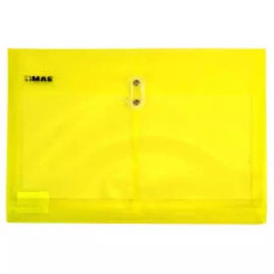 Sobre horizontal oficio MAE de polipropileno color amarillo