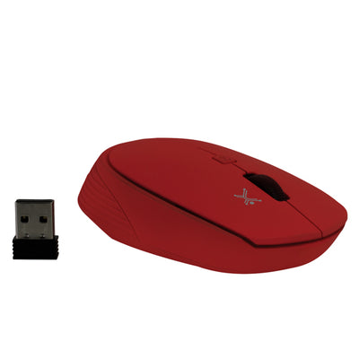 Mouse Root PC-045045 Perfect Choice, Inalámbrico, Rojo