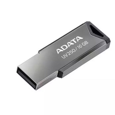 Memoria Flash Adata UV250, 16gb, USB 2.0, Color Plata