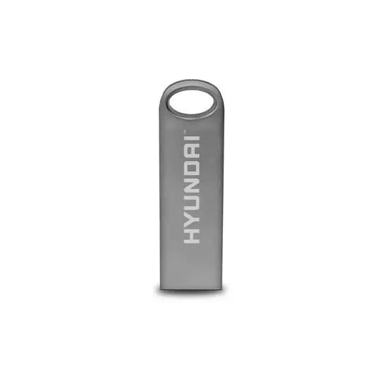 USB 32gb Hyundai Bravo, USB 2.0, Color Plata.