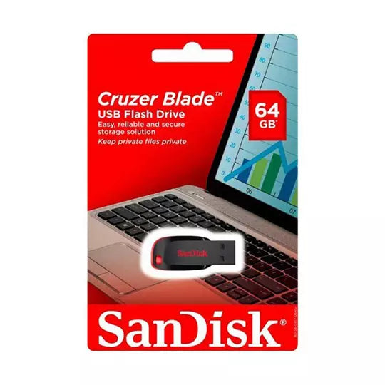 Memoria Flash Sandisk Cruzer Blade 64