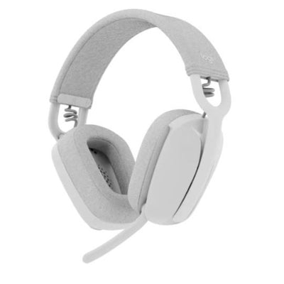 Audífonos Inalámbricos Logitech Zone Vibe 100 981-001218 | Bluetooth | Micrófono con Cancelación de Ruido | 20 Horas | Teams / Zoom / Meet | USB-C | Bolsa de Viaje | Off-White | SKU 981-001218