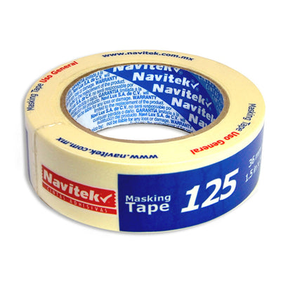Cinta Masking Tape Navitek Janel Color Natural de 36mm x 50m - 1 Pieza