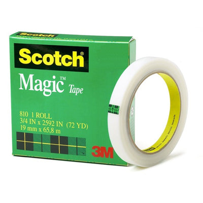 Cinta Magica Scotch Transparente de 19mm x 65.8m - 1 pieza
