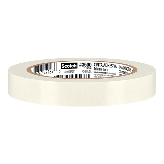 Cinta Masking Tape Scotch Color Natural de 18mm x 40m - 1 Pieza