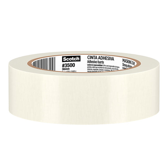 Cinta Masking Tape Scoth Color Natural de 36mm x 40m - 1 Pieza