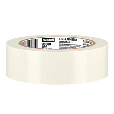 Cinta Masking Tape Scoth Color Natural de 36mm x 40m - 1 Pieza