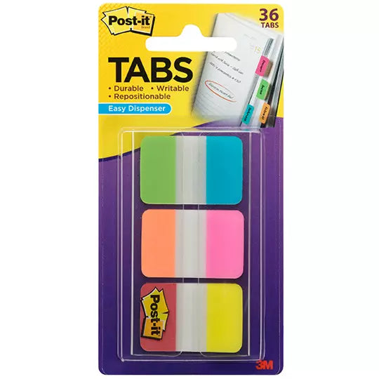 Banderitas rígidas Mod 686-ayo Post-It 1x1.5" 6 colores 36 hojas