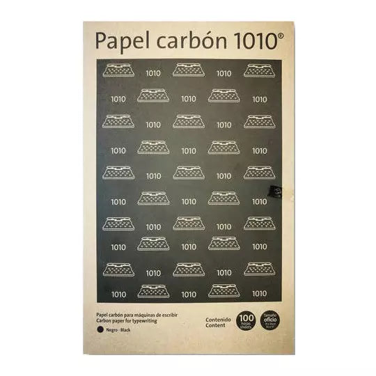 Papel carbón Pelikan 1010 tamaño oficiocolor negro caja con 100 hojas