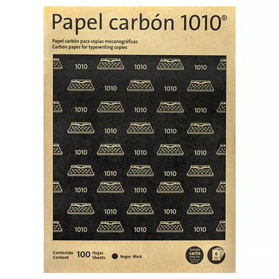 Papel carbón Pelikan 1010 tamaño carta color negro caja con 100 hojas