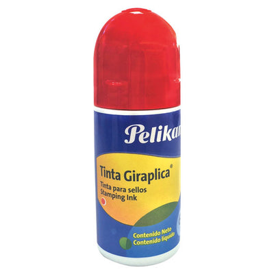 Tinta Giraplica Pelikan Color Roja, 60ml - 1 Pieza