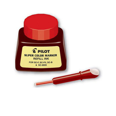Tinta de repuesto para marcador SC-RF PILOT color rojo 30 ml