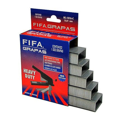 Grapas Heavy Duty PILOT FIFA de Uso pesado 13/16 (20.64 mm) - caja con 1000 grapas