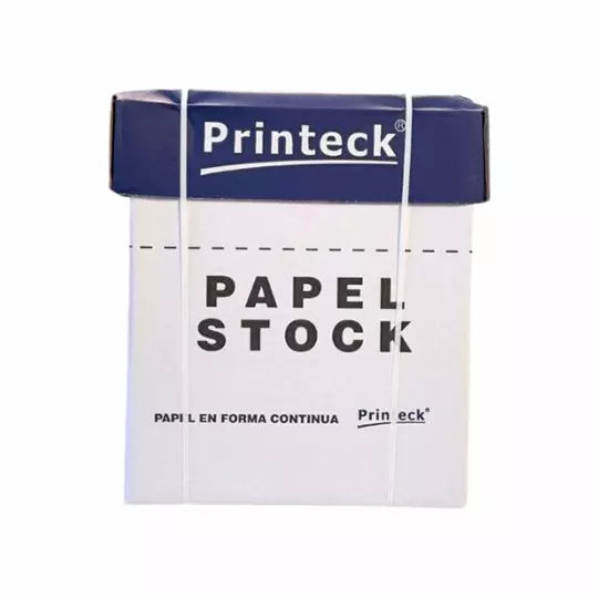 Caja de papel stock Printeck de 9.5" x 11",  3 tantos