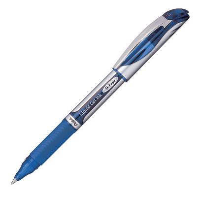 Bolígrafo Energel Delux, Punto Fino Azul 0.7 mm - 1 pieza