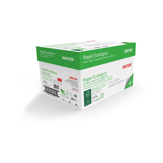 Papel XEROX 3M02010 Ecológico carta blancura 93% 75g