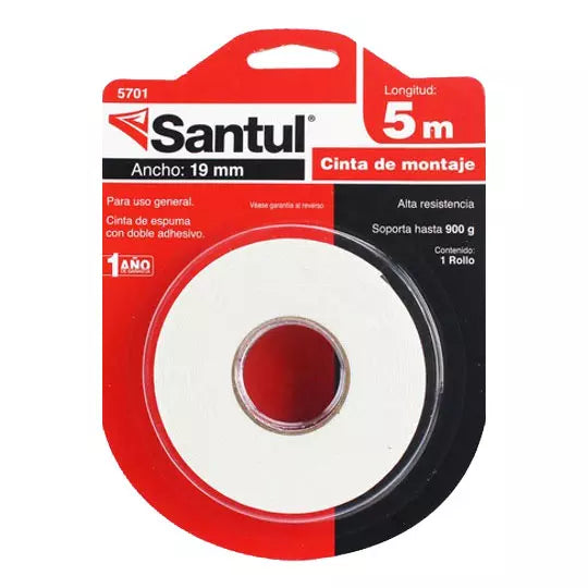 Cinta para montaje santul 5 m.