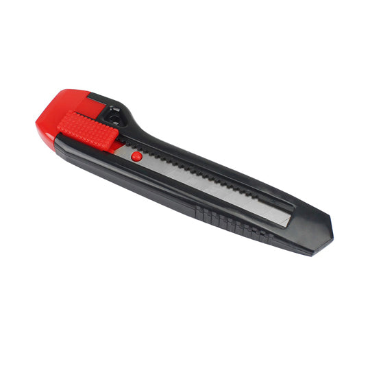 Cutter con alma metálica SANTUL de 6"color negro con rojo - 1 pieza