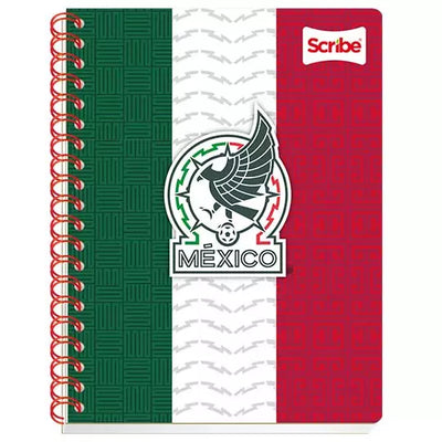 Cuaderno profesional SCRIBE Selección Mexicana cuadro chico (5 mm) c/ 100 hojas