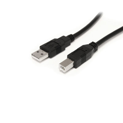 Cable STARTECH USB activo 9m USB a-b 0, color negro