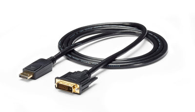 Cable DisplayPort a DVI de 1.8m STARTECH, 1080p, Cable Adaptador Conversor DisplayPort a DVI-D, color negro