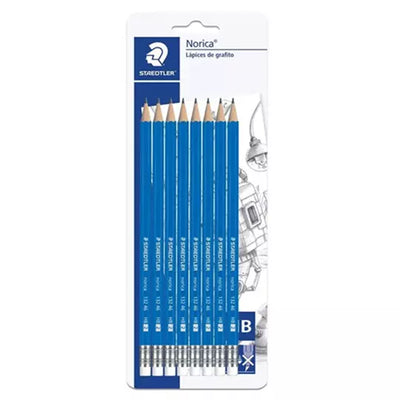 Lápiz de grafito Staedtler hexagonal Norica HB #2 caja con 12 piezas