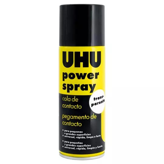 Pegamento de contacto UHU Power Spray de200 ml
