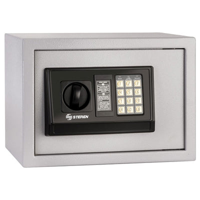 Caja de seguridad STEREN mediana color gris
