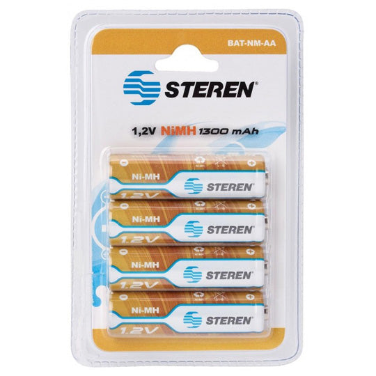 Pila recargable STEREN AA blister - 4 piezas