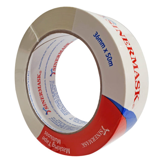 Cinta Masking Tape Tuk Color Natural de 36mm x 50m - 1 Pieza