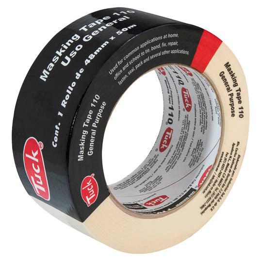 Cinta Masking Tape Tuk Color Natural de 48mm x 50m - 1 Pieza