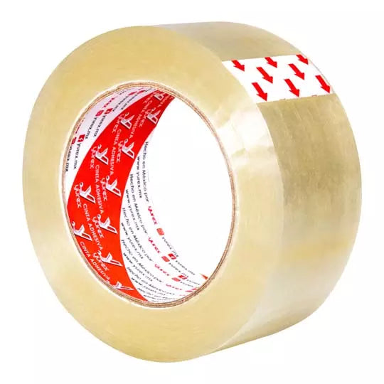 Cinta de empaque transparente YUREX 48 MM X 150 MT blister con 6 piezas