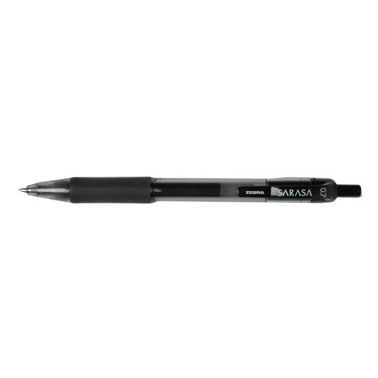 Bolígrafo Zebra Retráctil Punto Mediano 0.7 mm, Negro - 1 Pieza