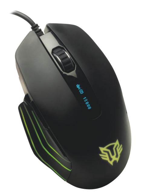 Ratón gamer Hunter Balam Rush, USB, 18000 DPI, RGB