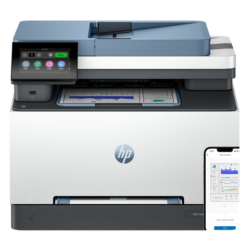 Multifuncional HP Laserjet PRO 3303FDW, Laser a color, USB, Wi-Fi, Dúplex automático, Oficina
