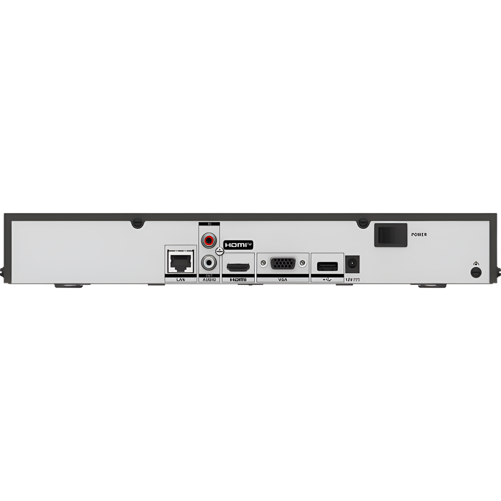 NVR IP / 16 Canales / 12 Megapixel (4K) / AcuSense / Reconocimiento Facial / 1 Bahía HDD / HDMI 4K / Sin PoE