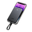 Power Bank 10000mAh con Cable Integrado 20W / Puerto USB-C PD3.0 PPS / Puerto USB-A SCP 22.5W / Batería Polímero Litio / Protecciones Múltiples / Indicador Digital / Material V-0