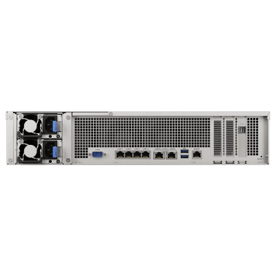 NAS Empresarial Synology SA3410 | 12 Bahías SAS/SATA Exp. 96 | 6,200 MB/s | 2×10GbE Nativo | 1.728 PB | Alta Disponibilidad HA | Gestión OOB | Tiering SSD NVMe | Centro de Datos | SKU SA3410