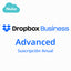 Dropbox Business Advanced Suscripción Anual Pago Anual Compra Mínima de 3 Usuarios (si compras menos de 3 usuarios, tu compra será cancelada)