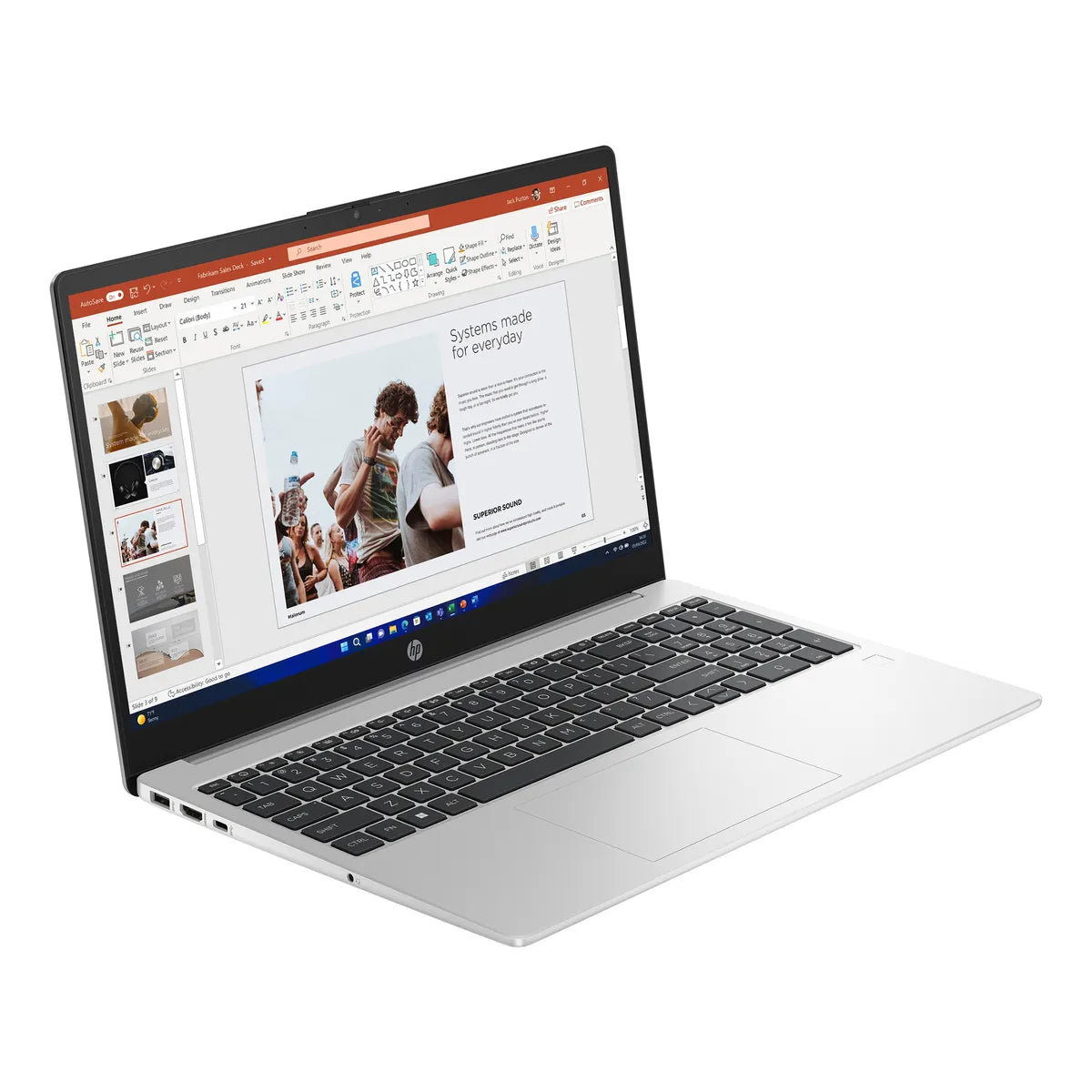 Laptop para Hogar HP 250 G10, Intel Core i7-1355U, RAM 8GB, SSD 512GB, Windows 11 Home 1 año de garantía